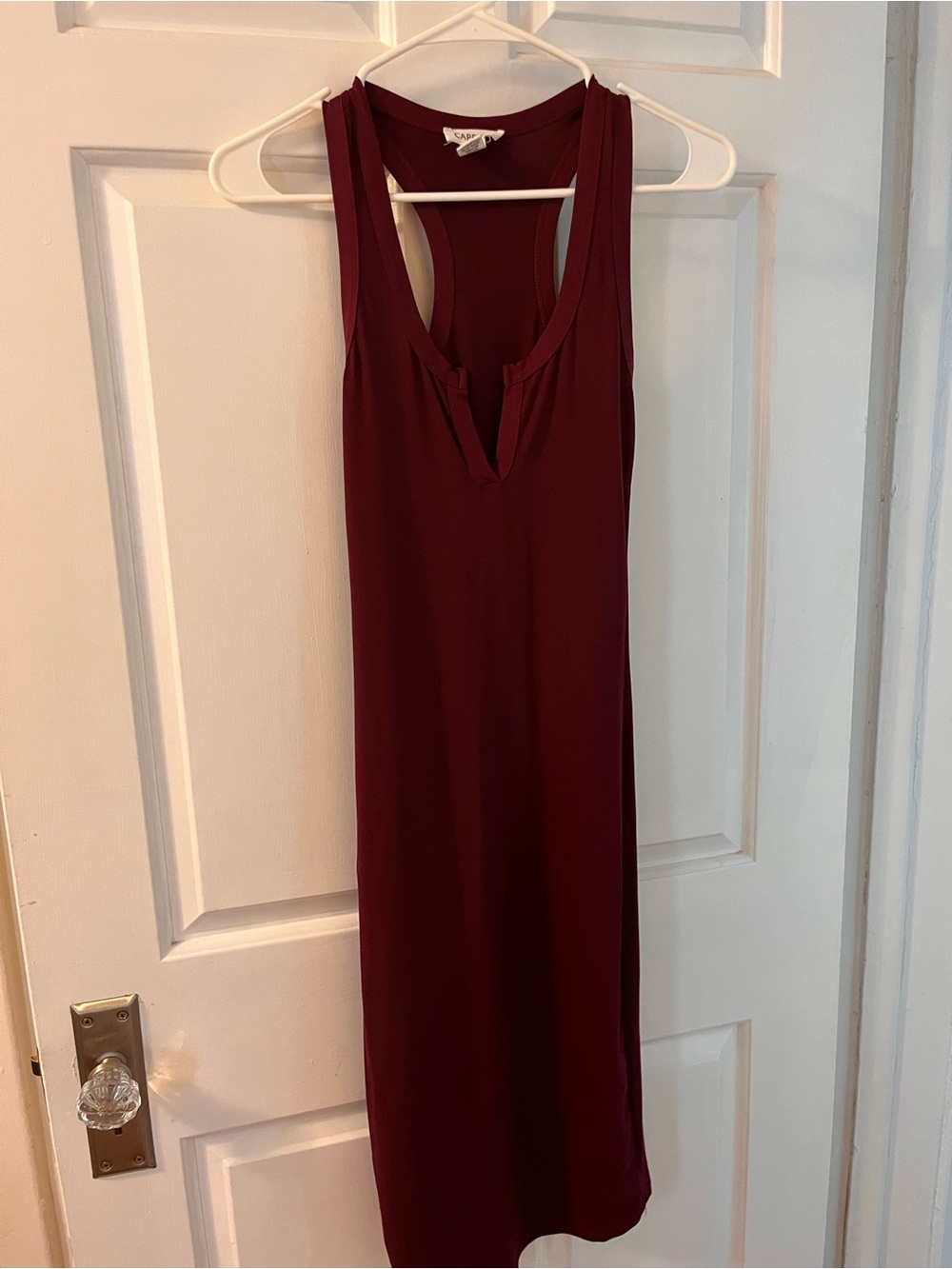 Burgundy size medium bodycon dress